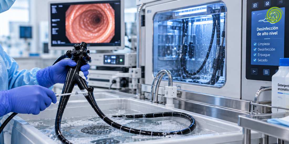 Desinfección de alto nivel para equipos de endoscopia
