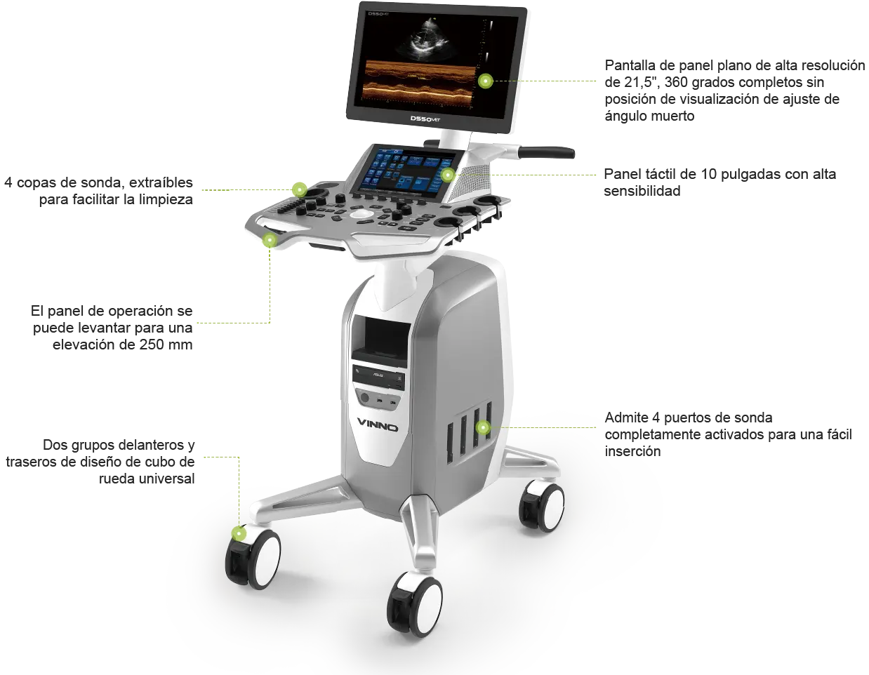 Ecógrafo Veterinario D550